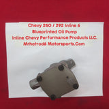 Oil Pump Chevy 6 250 / 292 New High-Performance Blue Printed